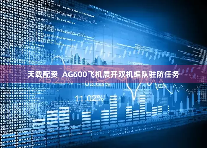 天载配资 AG600飞机展开双机编队驻防任务